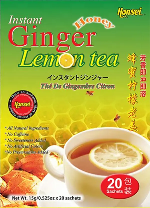 Honsei Lemon Honey Ginger Tea Health Benefits - Cuban Espresso