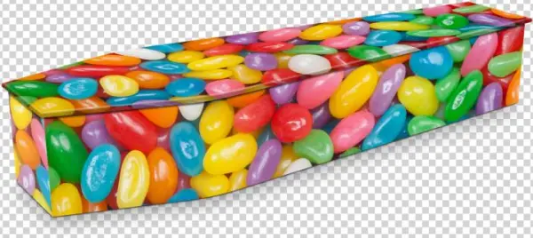 Jelly Beans - Rainbow Coffin