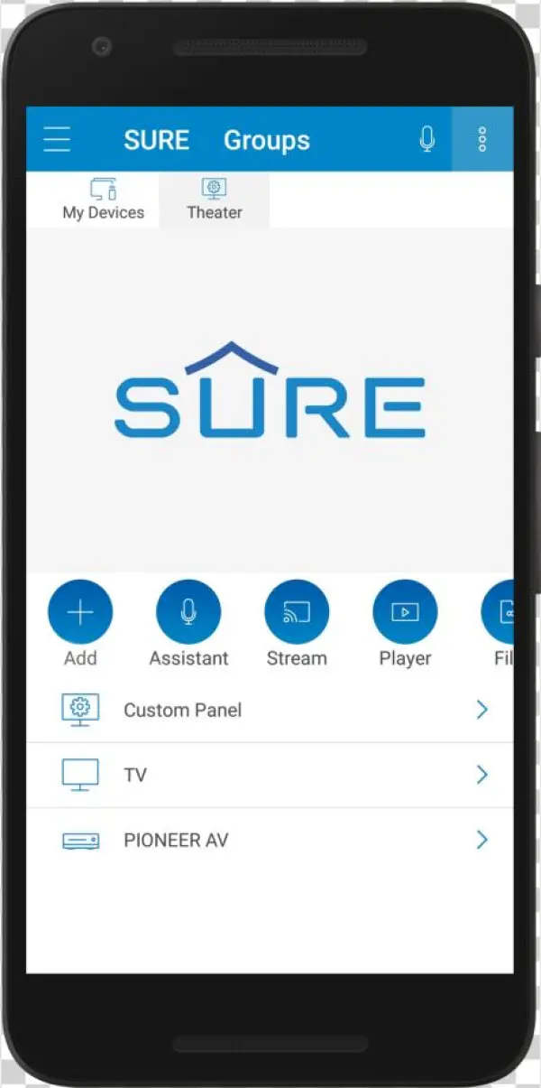 Main Menu Screen - Mobile Chatbot