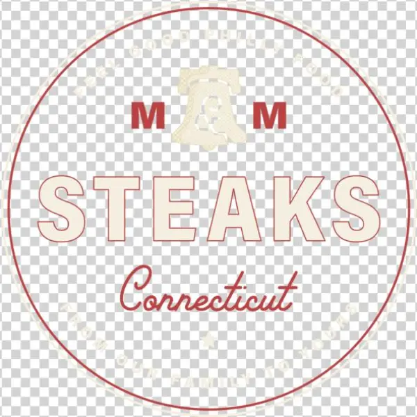 M&m-steaks Logo Round Cream - Circle