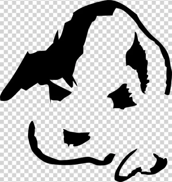 Puppy Face Lineart Svg Clip Arts 564 X 597 Px