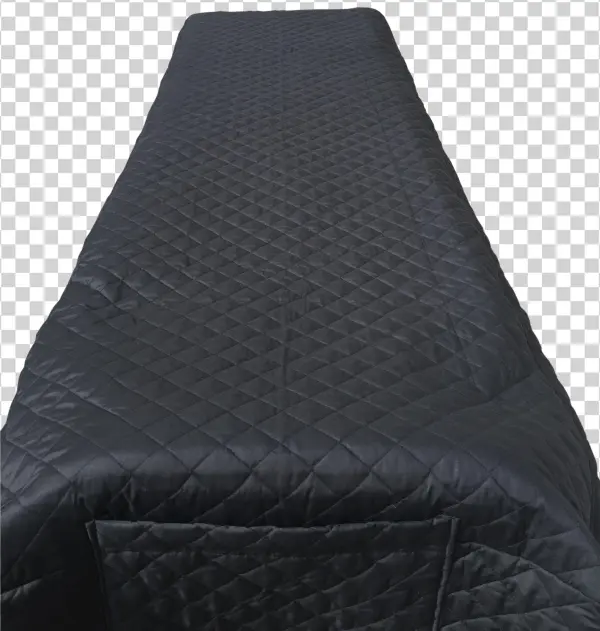 Quilted Cot Cover - Leather