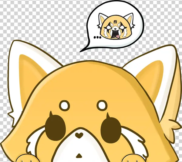 Red Panda Peeking Decal - Cartoon