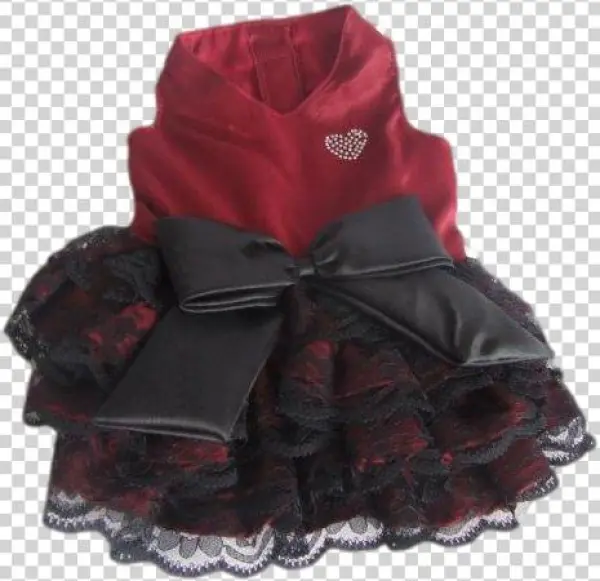 Sexy Senorita Red And Black Lace Dress - Velvet