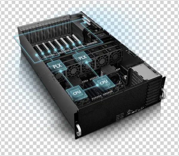 Single Root Complex - Asus Esc8000 G3