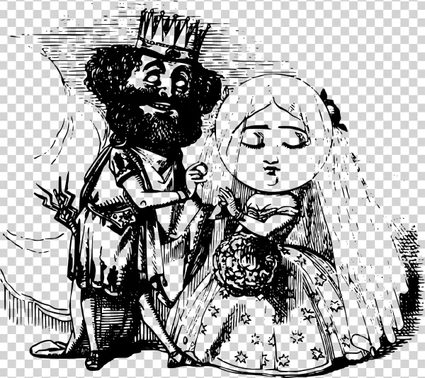 This Free Icons Png Design Of Bearded King And Princess
