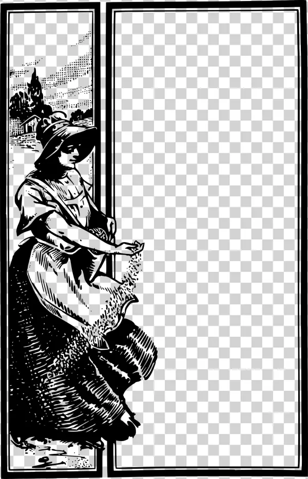 This Free Icons Png Design Of Female Farmer Frame