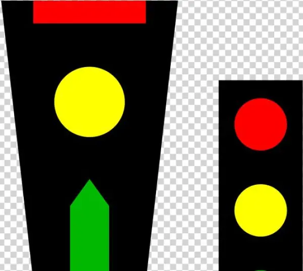 Traffic Clipart Stoplight - Circle