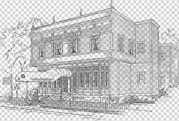 1212 Garden-transparentbg - Drawing