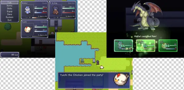 Game Sample Wolf Collage - Wolf Rpg Editor