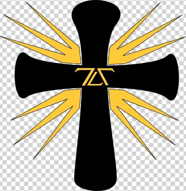 Gold Cross Clip Art At Clker - Cartoon Cross