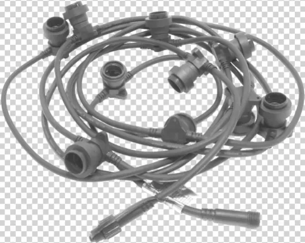 Light Chain Extra Connecta - Star Partylight B 22, Excluding Bulbs And Starter Cable