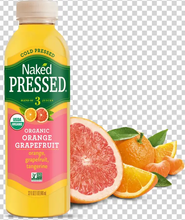 Naked Pressed Organic Valencia Orange Juice - 32 Fl