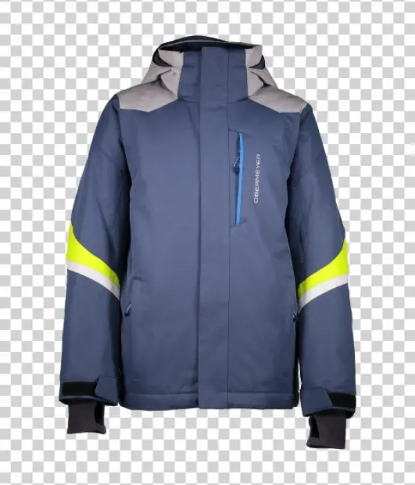 Obermeyer Teen Boys Fleet Winter Jacket In Trident - Obermeyer