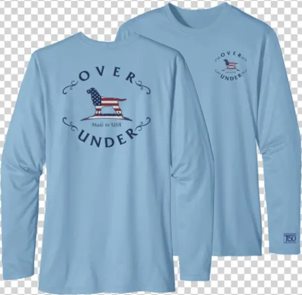 Over Under Original Logo Stickers-white