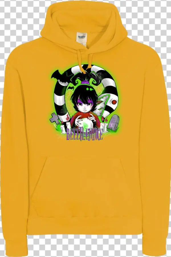 Psychodelicia Beetlejuice Sweatshirt B&c Hooded