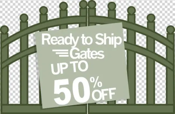 Ready To Ship Gates - Signage
