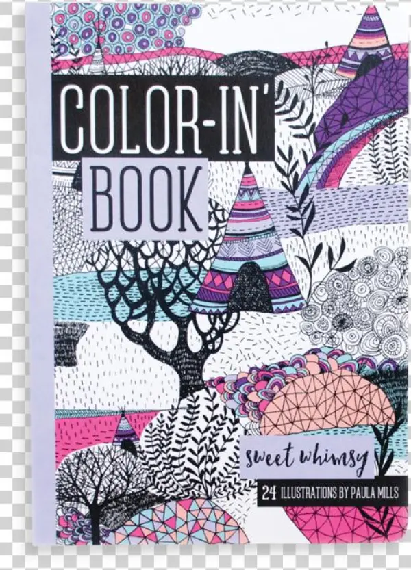 Sweet Whimsy Travel Size Color-in' Book - Whimsical Travel Size Color-in' Book [book]