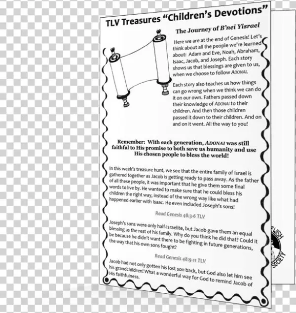 The Tlv Treasures Children's Devotions Encourages The - Monochrome