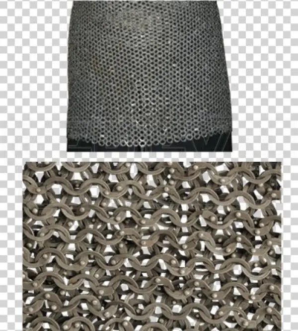 Titanium Chainmail Skirt - Medieval