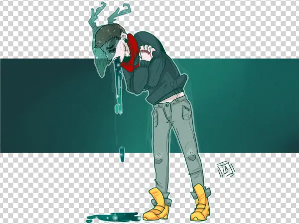 Upset Stomach - Illustration