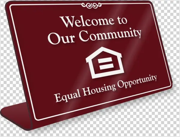 Welcome To Our Community Sign - Desk Sign