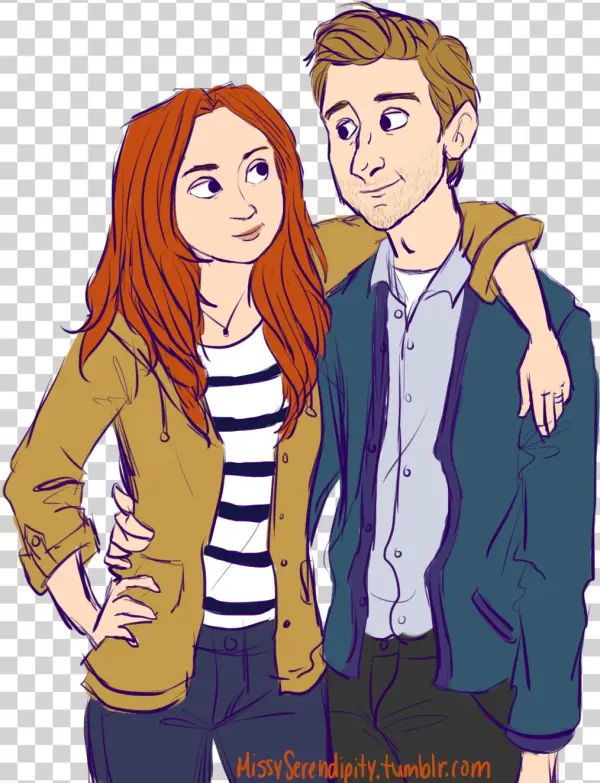 “amy And Rory Because It's Their Pondiversary And I - Amy Pond