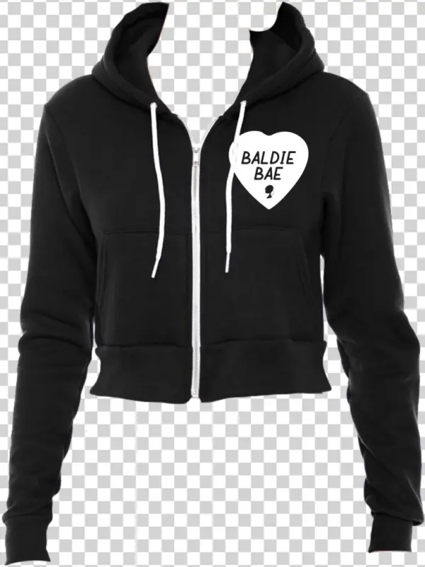 Baldie Bae Cropped Zip Up