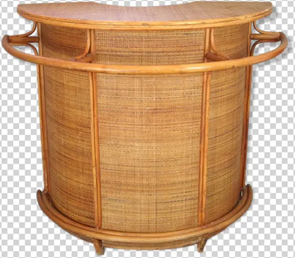 Bar Counter Rattan 60, 70 Vintage Year - Drawer