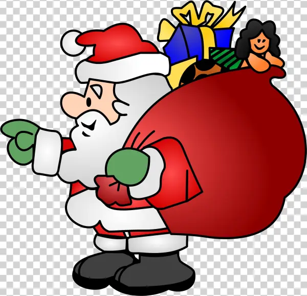 Big Image - Santa With A Sack