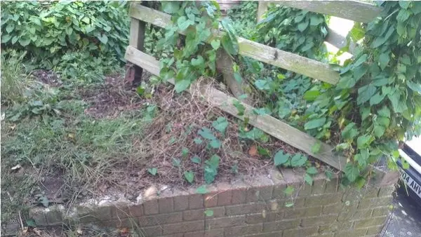 Broken Fence And Handrail