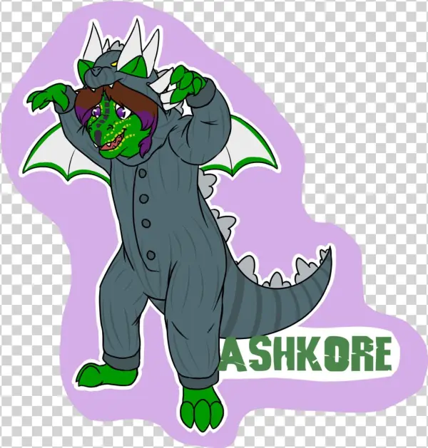 [c] Ashkore Ac Kaiju Badge - Lion