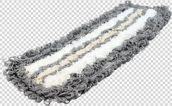 Floor Mop Qleaniq®, Cotton, 40cm, Grey - Necklace