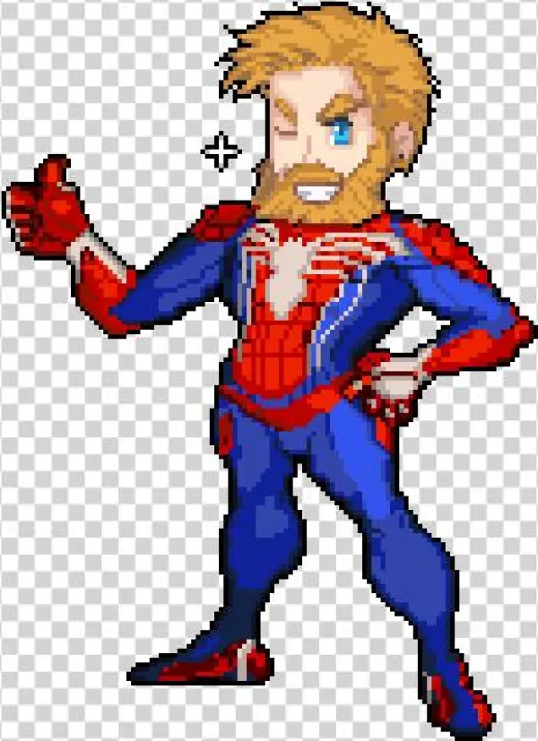 Getting Ready To Play The New Spider-man Game Made - Cartoon