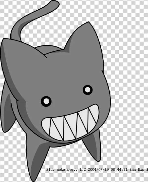 Grey Neko Photo Neko-1