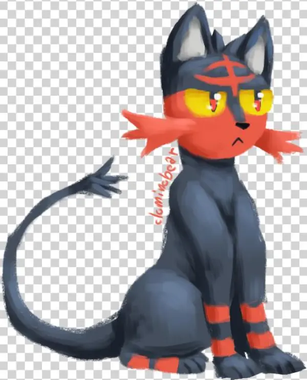 Litten By Dominobear - Cartoon