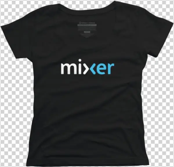 Mixer Logo Scoopneck Tee T-shirt