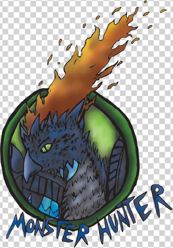 Monster Hunter Logo - Cartoon