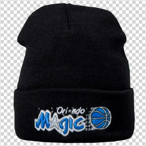 Orlando Magic Mitchell & Ness Team Logo Cuff Cappello - Beanies Orlando Magic Team Logo Knit Black Cuff - Mitchell