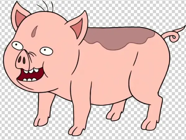 Pig With Apple In Mouth - Wiki