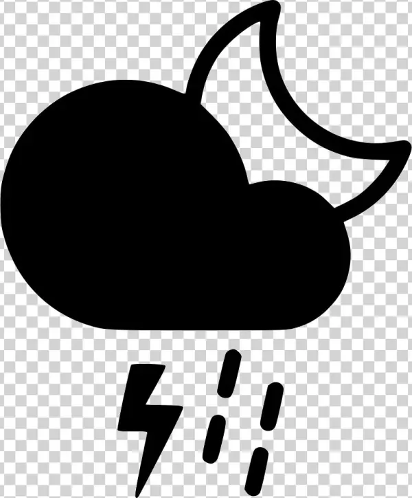 Png File Svg - Thunderstorm