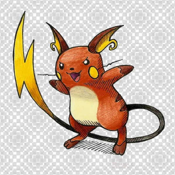 Raichu Clipart Raichu Mouse Pokémon - Cartoon