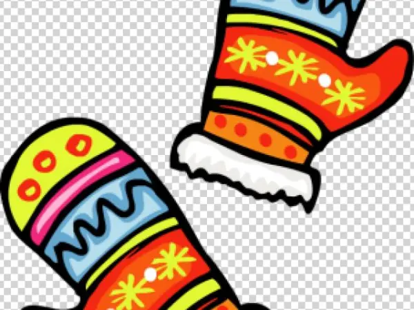 Scarf Clipart Warm Hat - Варежки Пнг