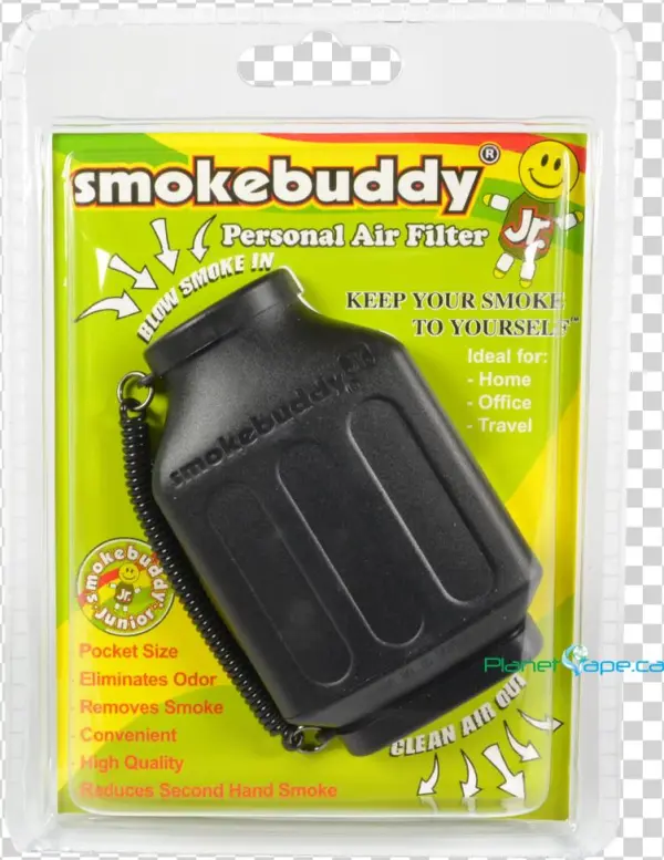 Smokebuddy Jr Black - Yellow Smoke Buddy Junior - Personal Air Purifiery