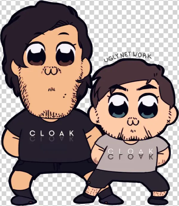 “so That New Vid Cloak, - Markiplier And Jacksepticeye Cloakbrand Black