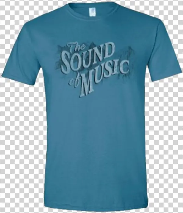 Sound Of Music Indigo Blue Tee-adult And Youth Sizes - Active Shirt