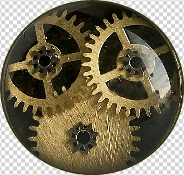 Steampunk Gears Bronze Decorate