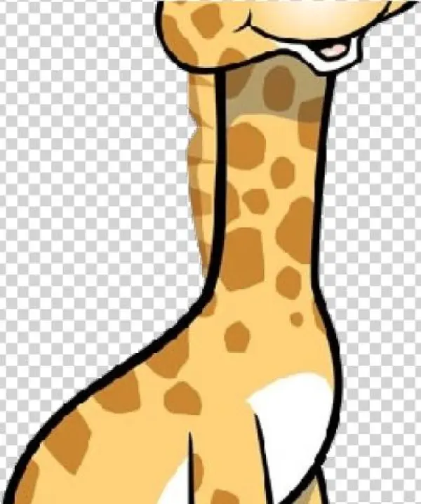 Transparent Giraffe Cartoon