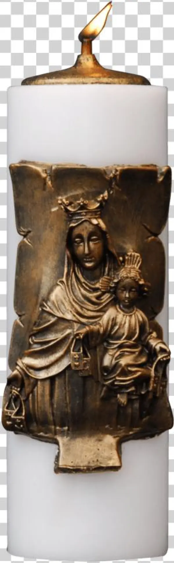 Velon Mechero Virgen Del Carmen 10x30 - Mary