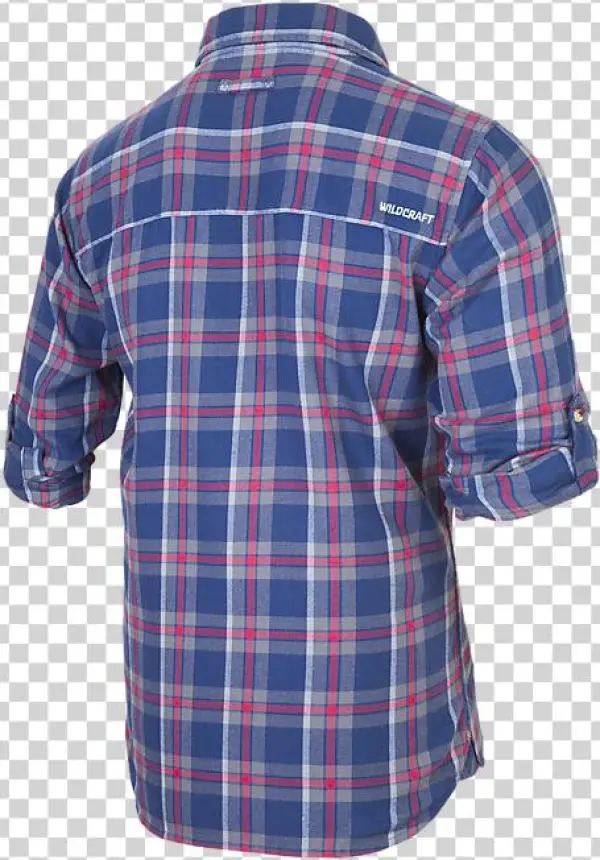 Wildcraft Men Men Flannel Shirt Blue Red - Plaid